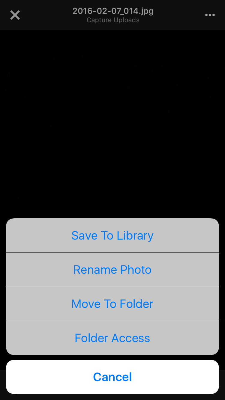 capture folder access